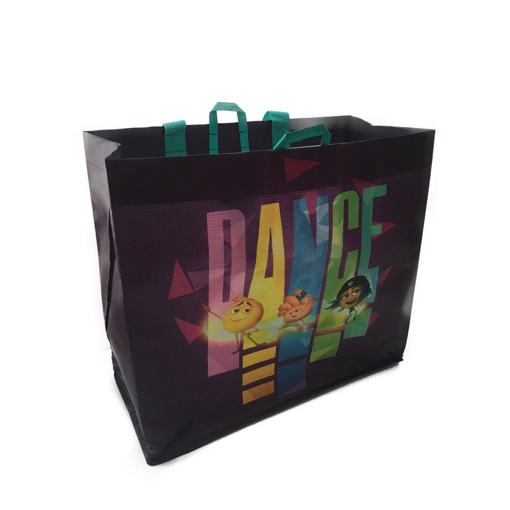 The Emoji Movie Dance Canvas Overnight Tote Shoulder Bag or Gift Bag